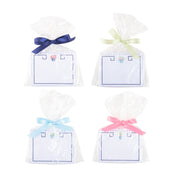 Turquoise Leaf Scallop Note Cards