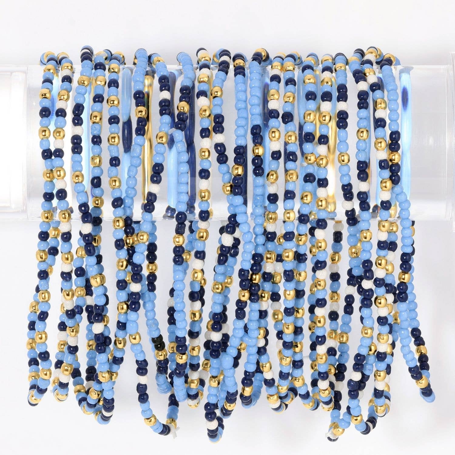 Stretch Seed Assorted Bead GAME DAY Bracelets