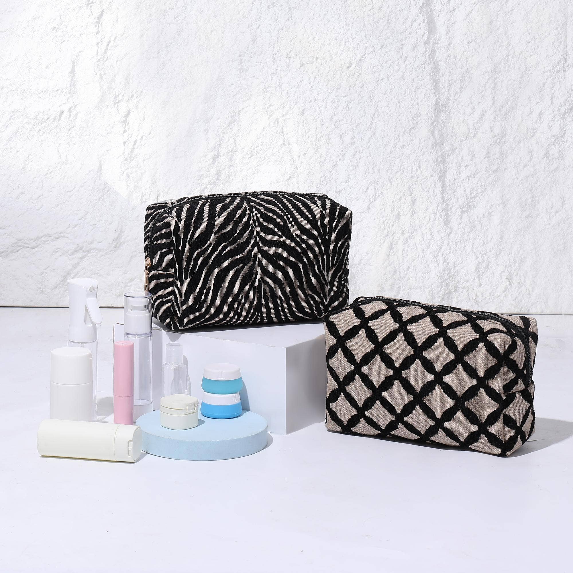 Zebra Cosmetic Pouch