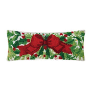 Green Holiday Cheer Hook Pillow
