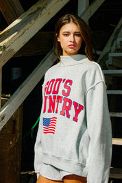 God's Country Reversible Mock-neck