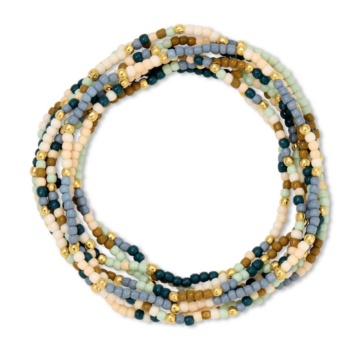 Assorted 2mm Stretch Seed Bead Bracelets