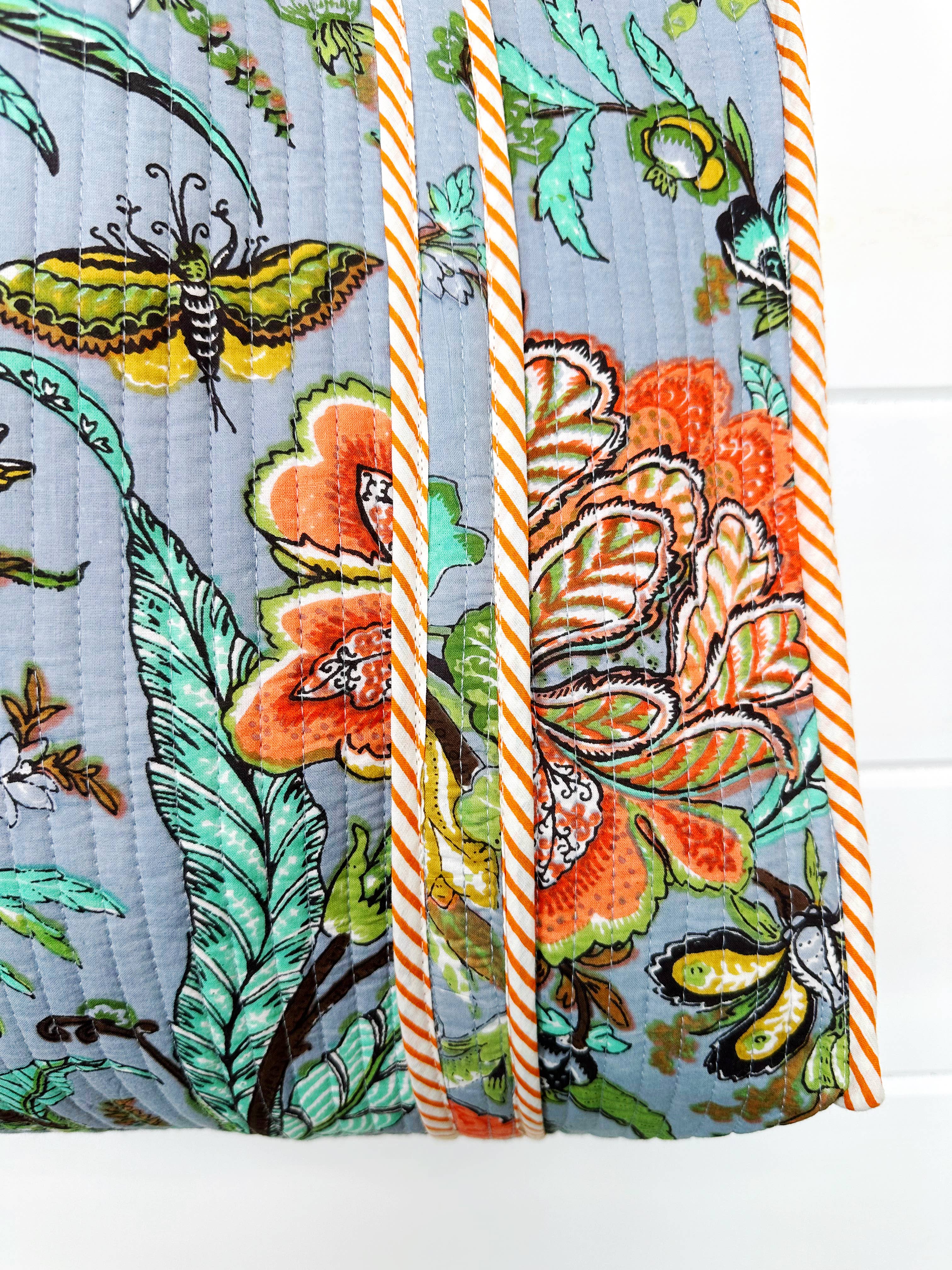 Botanical Large Quilted Tote Bag