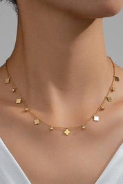 TITANIUM STEEL NON-TARNISH MINI CLOVER NECKLACE
