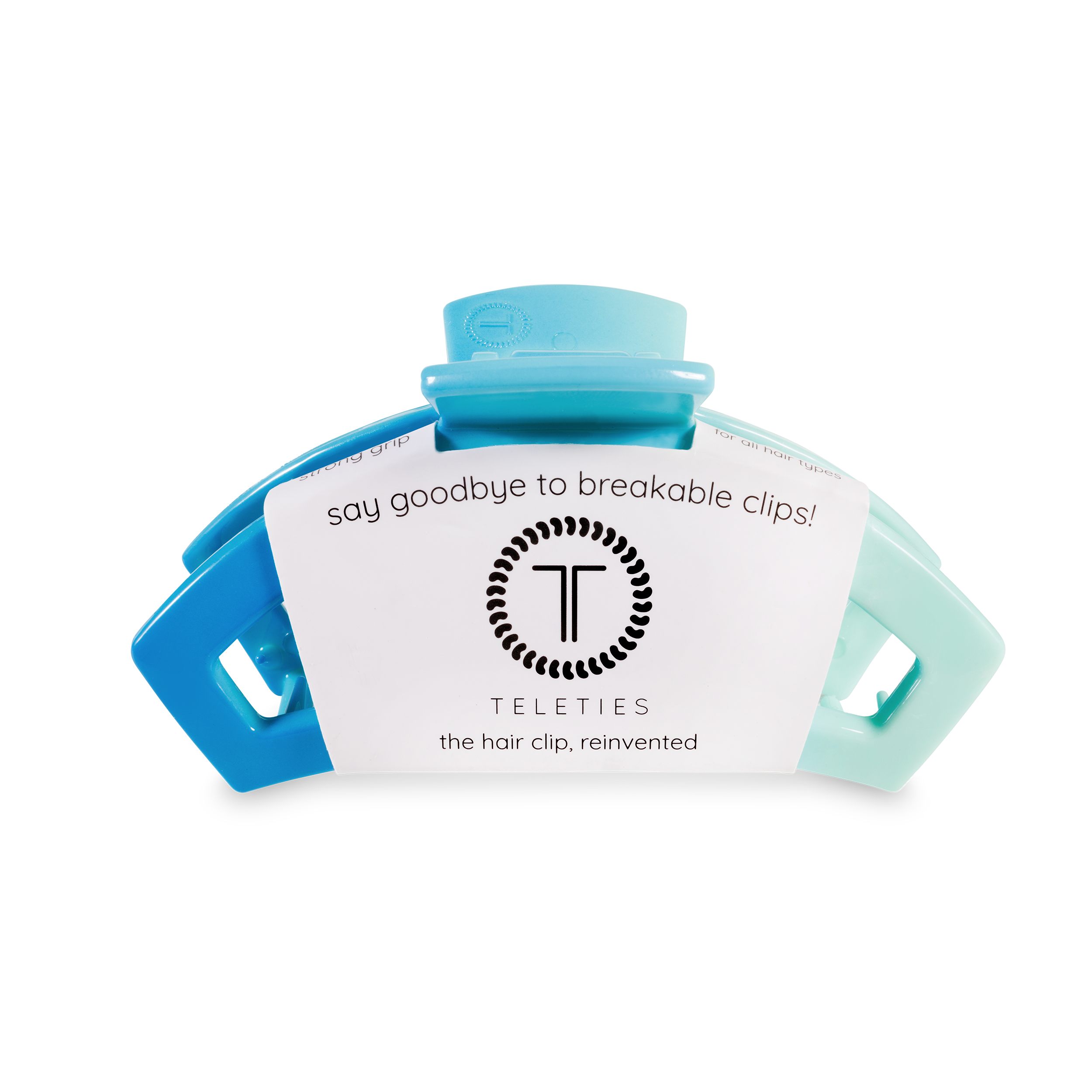 Open Hair Clip | Medium | Poolside showing bendable teeth that spring back to shape