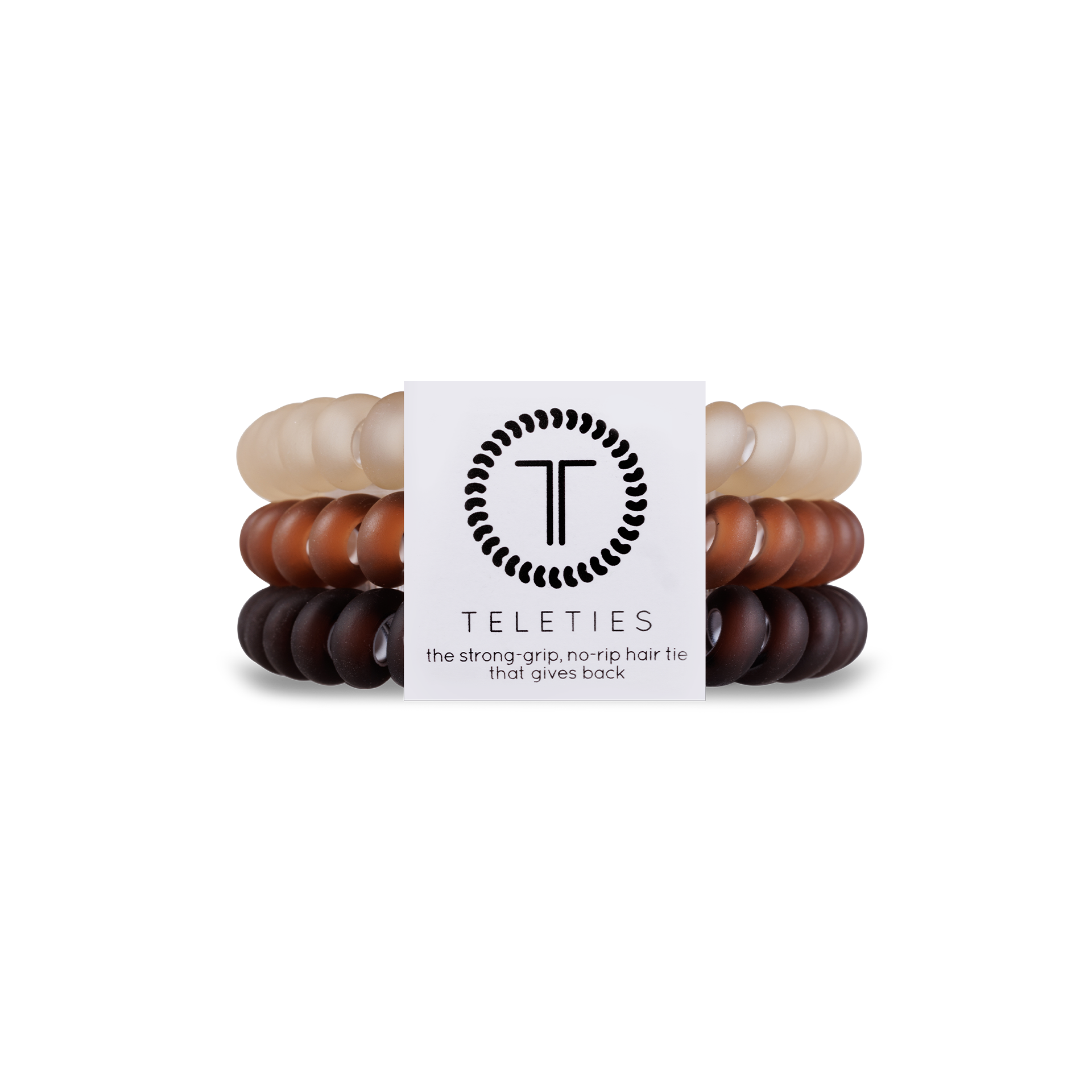 Spiral Hair Coils | Small | For the Love of Mattes — strong grip, no rip spiral hair tie and doubles as a bracelet