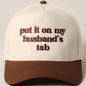 Husband's Tab Hat