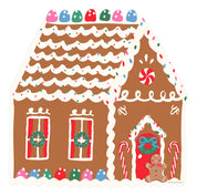 Gingerbread House Shaped Jigsaw Puzzle 87pc