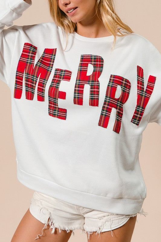 Plaid Merry Sweater