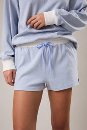 Light Blue Stripe Shorts