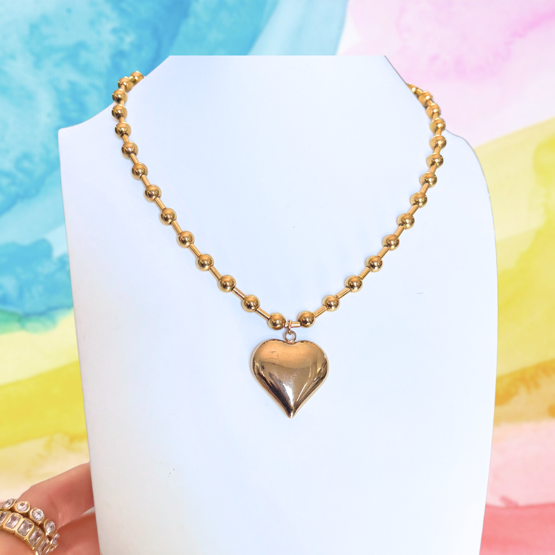 Gold Heart Necklace