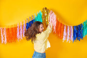 The Big Frill Multicolor Fringe Canopy Banners (set of 2) from Ninety Nine Boutique