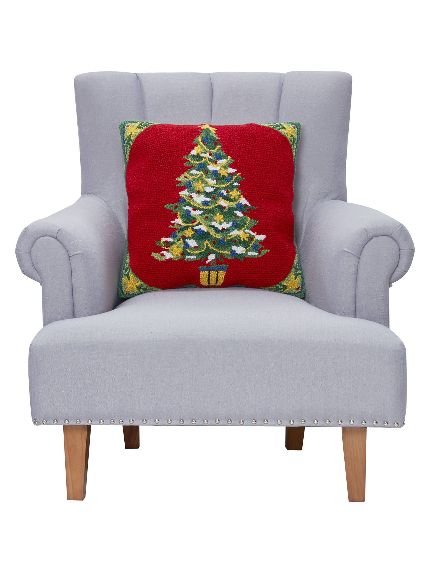 Christmas Tree Hook Pillow - Sally Eckman Roberts