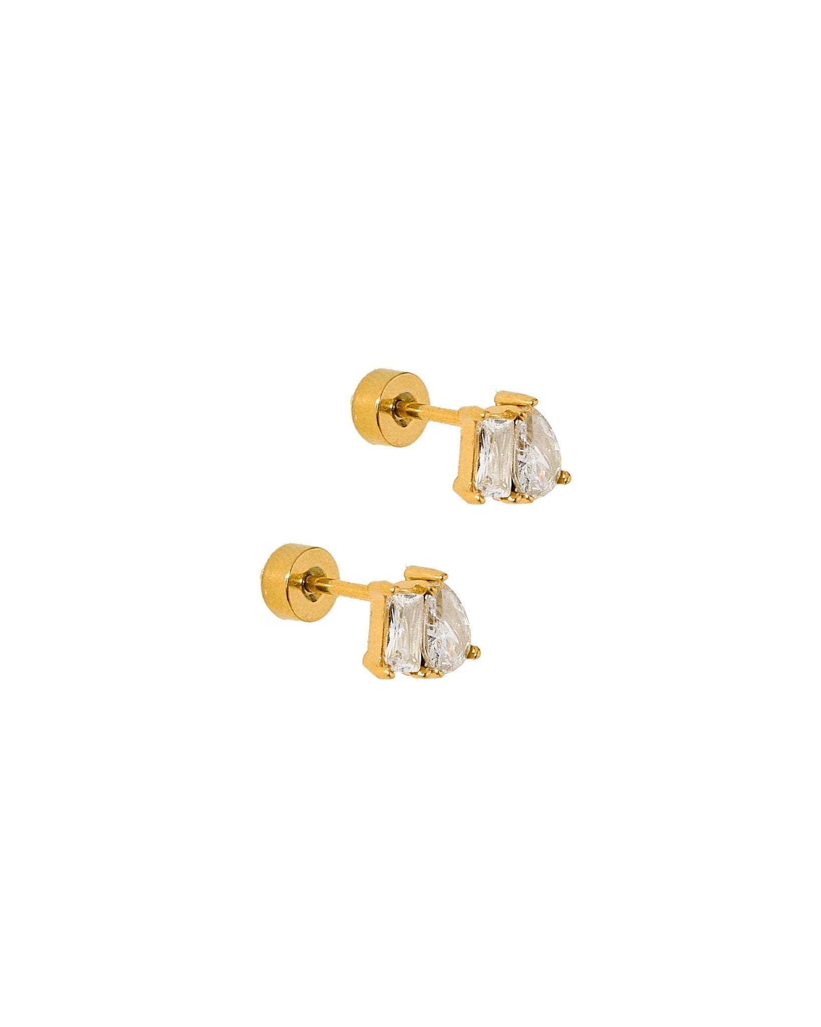 Screwback Stud Earrings - Maren