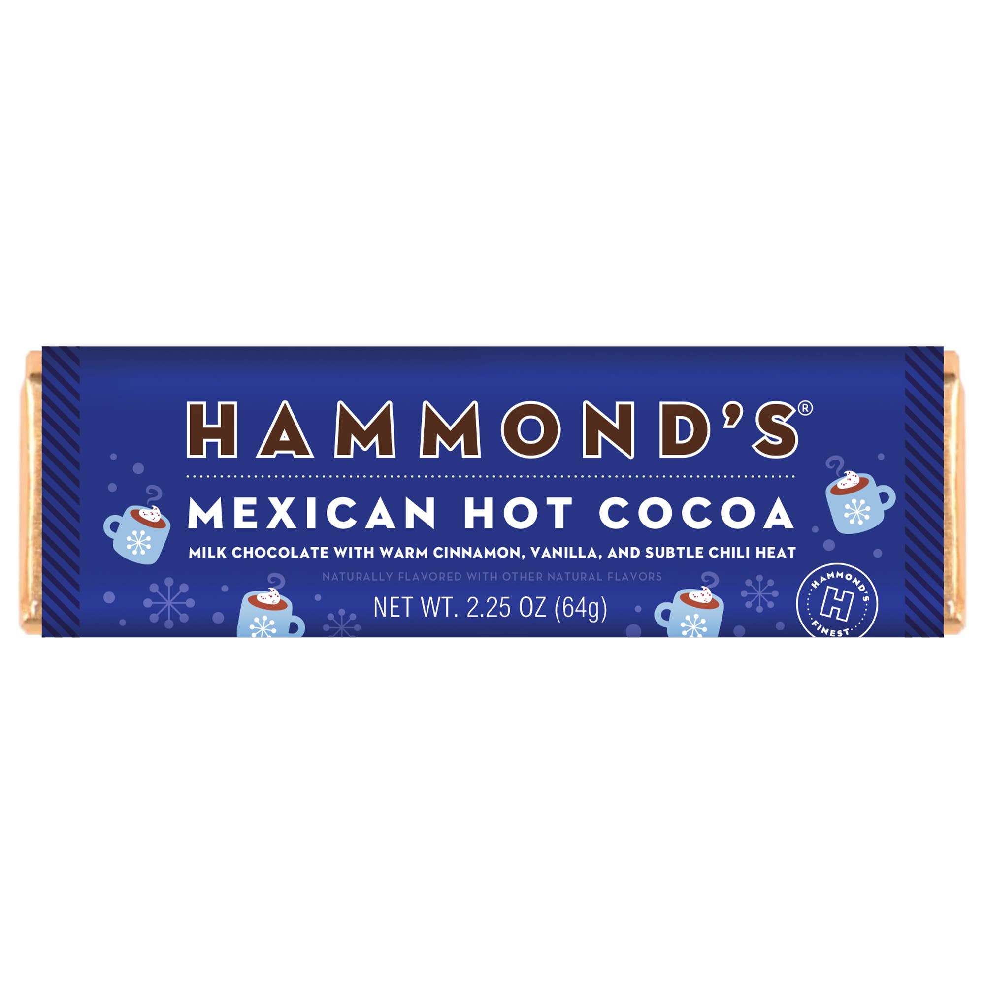 Hammond's Mexican Hot Cocoa Milk Chocolate Candy Bar