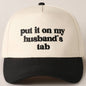 Husband's Tab Hat