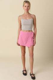 Pink Wrap Skort