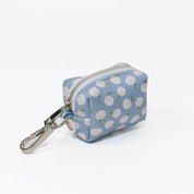 White Hydrangea Dog Waste Bag Holder