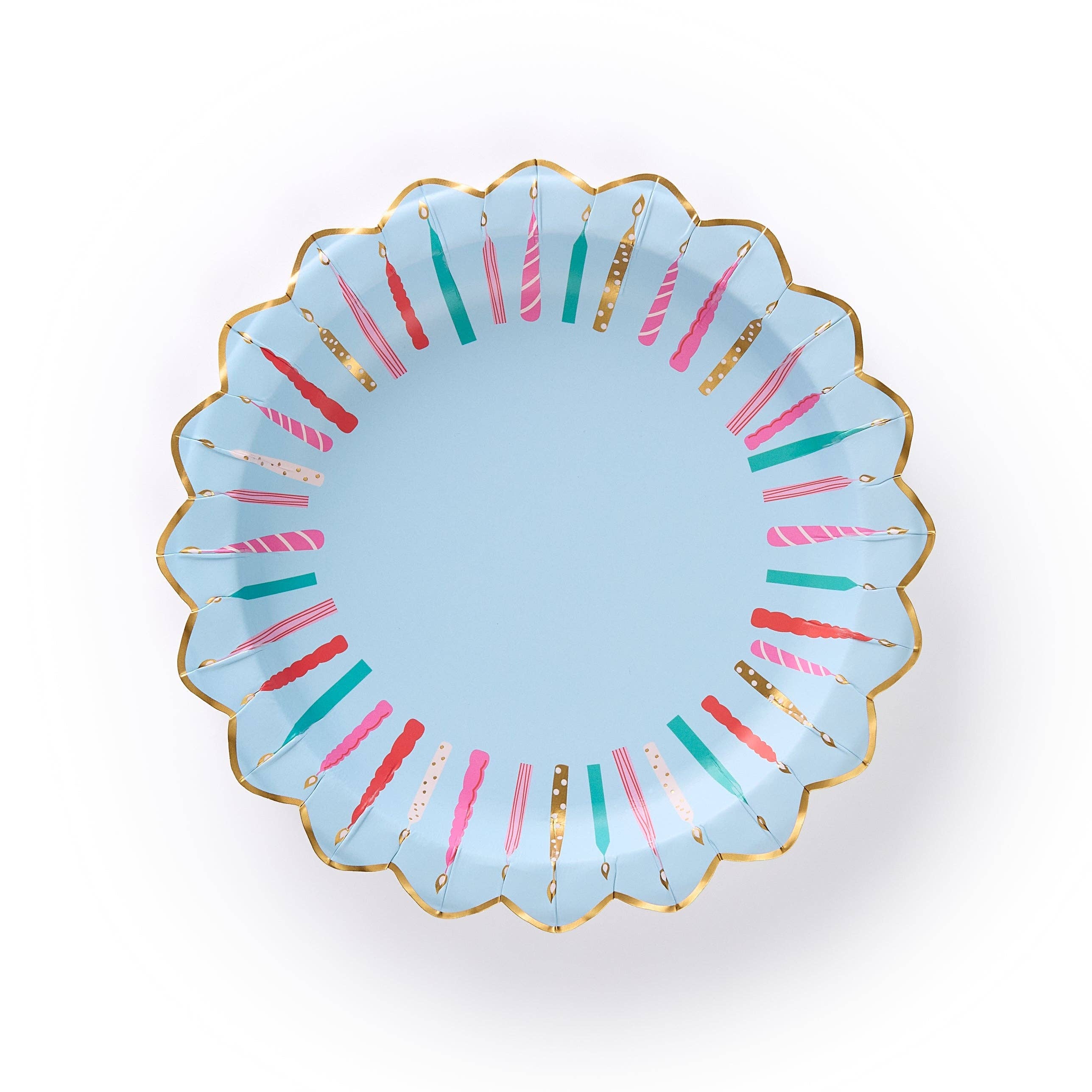 Birthday Wishes Dessert Plates (10 ct) — size- 10" and pack of 10