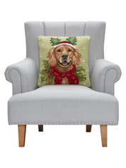 Green Holiday Retriever Hook Pillow