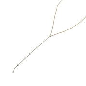 Gold Sparkle Y Necklace