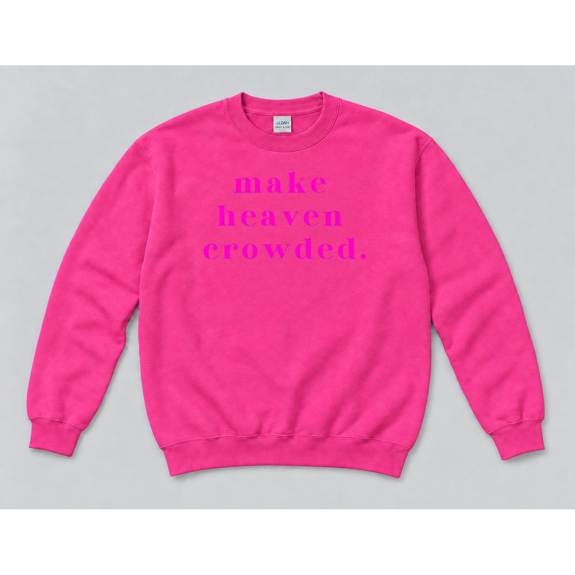 Crewneck Hot Pink mockup