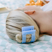 Flat Rectangle Hair Clip | Large | Blue Lagoon