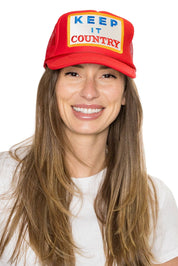 Red Keep It Country Hat