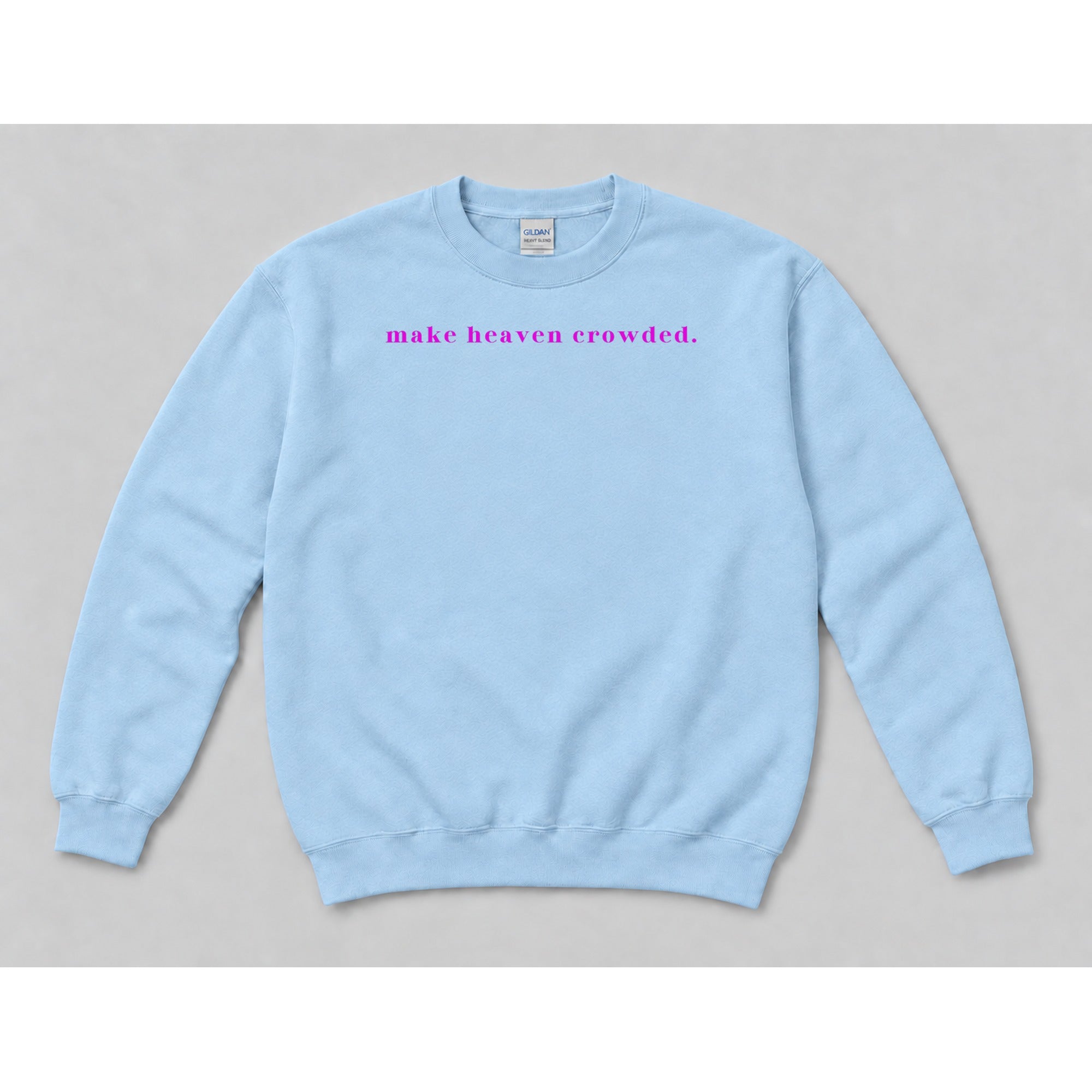 Crewneck Light Blue mockup