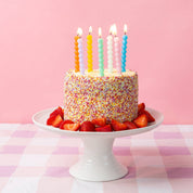 Bobble Birthday Candles - 8 Pack | Cake Candless | showing comes with matching candle holders