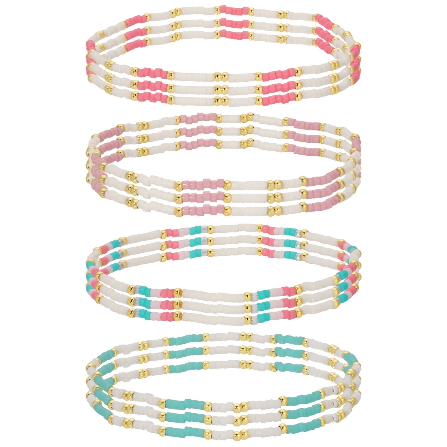 Miyuki Delica Stretch Bracelet - Assorted