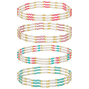 Miyuki Delica Stretch Bracelet - Assorted