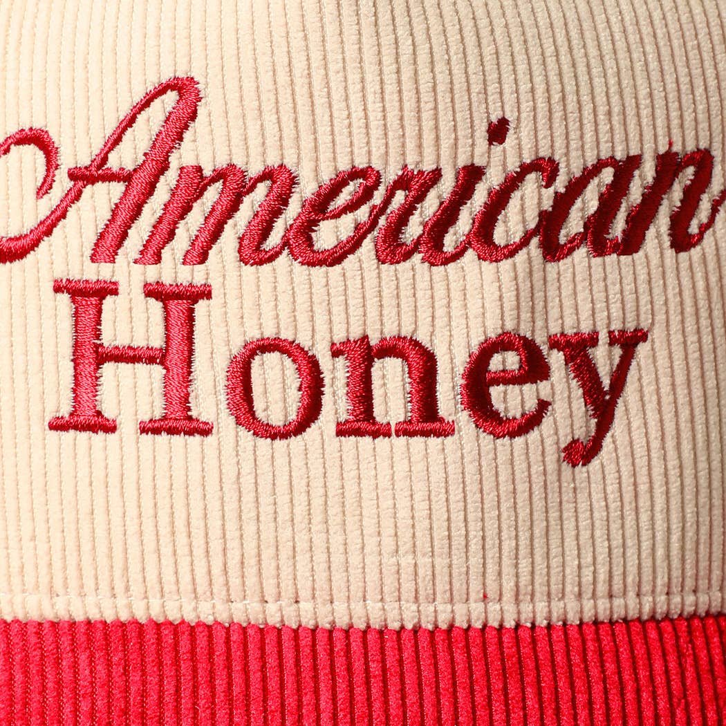 American Honey Corduroy Trucker Baseball Cap