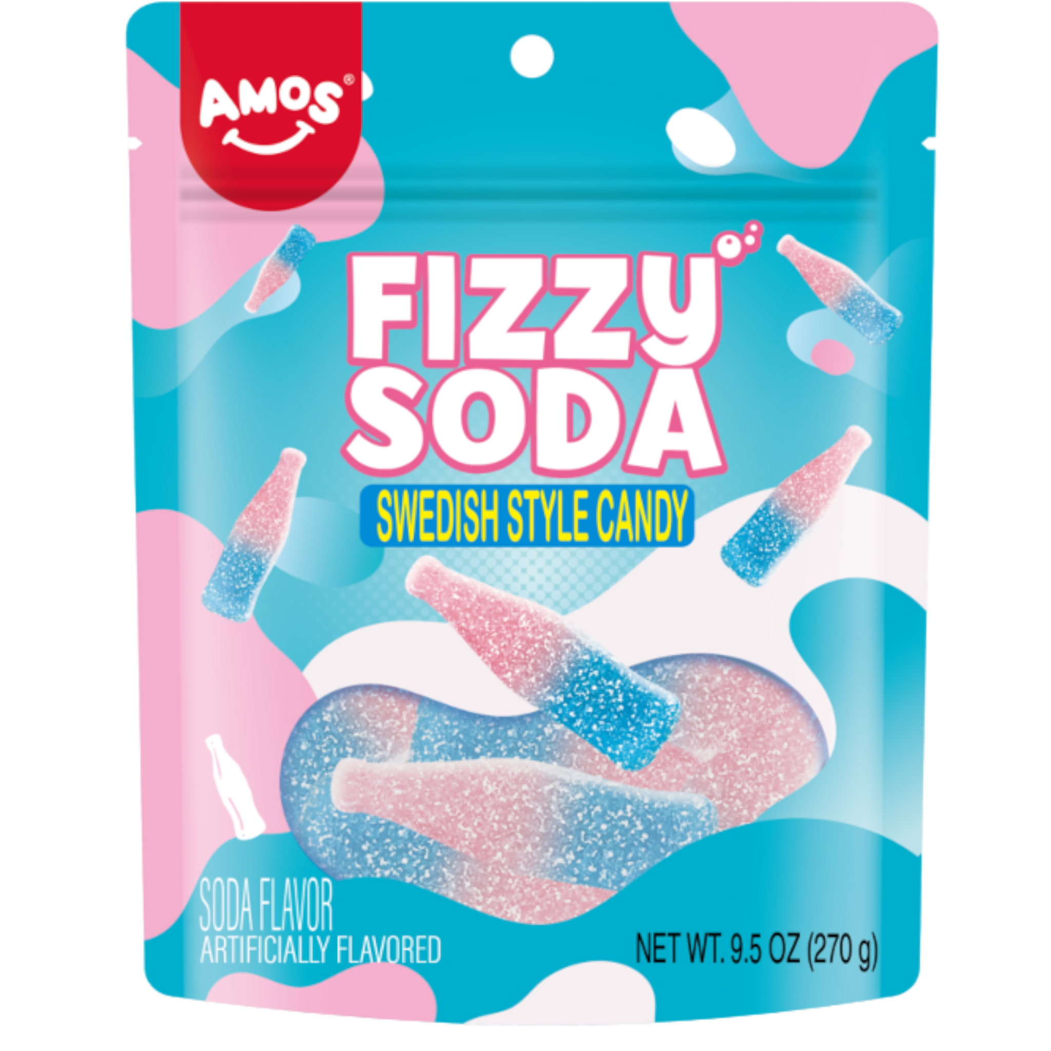 Amos Swedish Candy Fizzy Soda