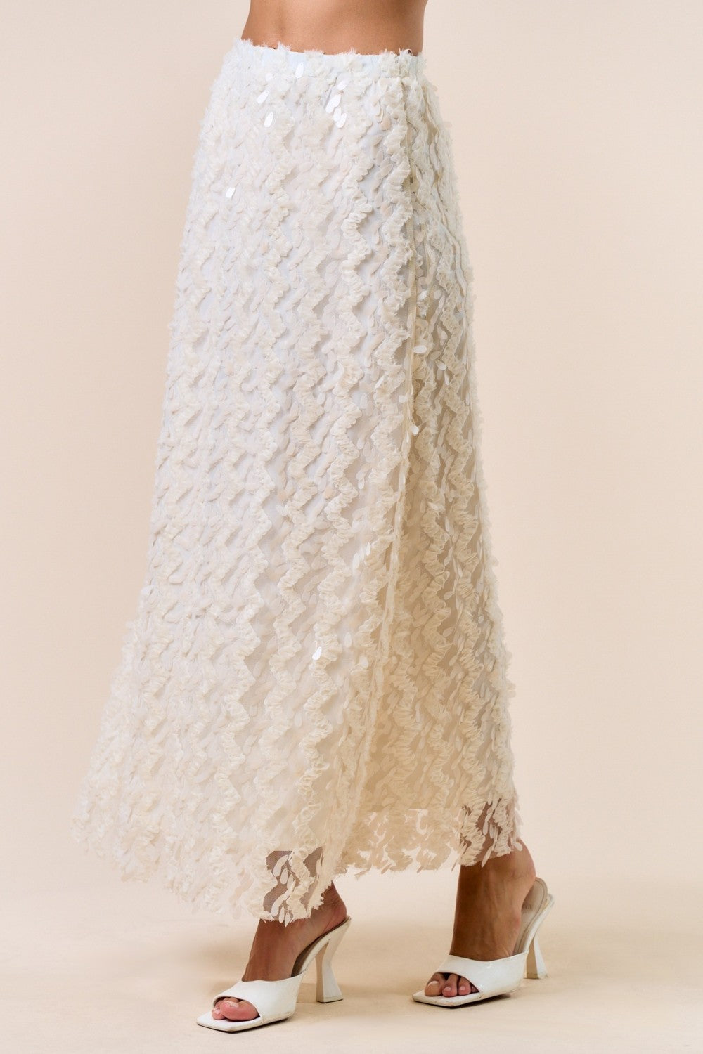 Sequin Maxi Skirt