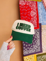 I Need Coffee Trucker Hat