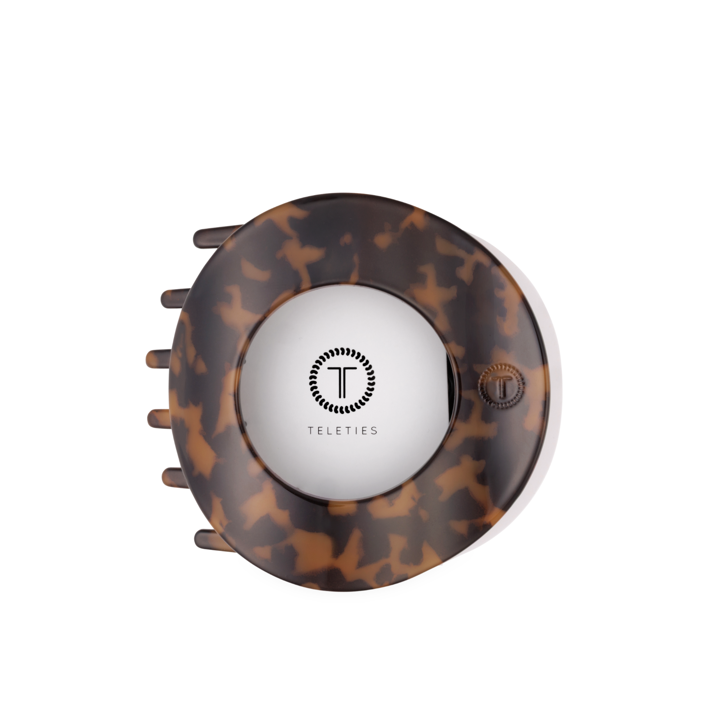 Flat Circle Hair Clip | Large | Tortoise