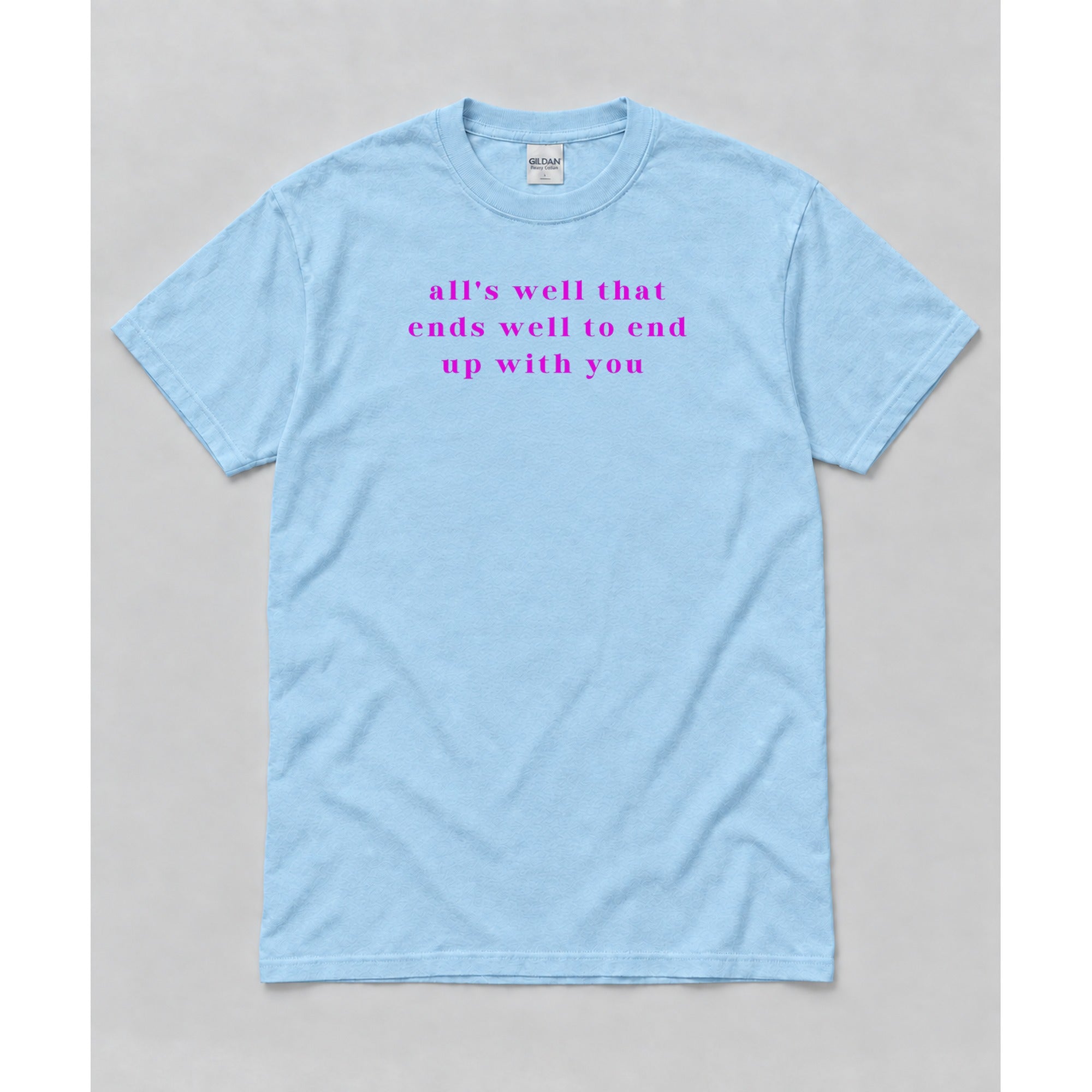 Short Sleeve Light Blue mockup