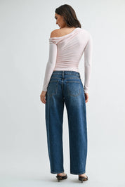 Relaxed Straight Barrel Jean