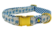 Blue Hydrangea Dog Collar