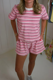 Pink Striped T-shirt