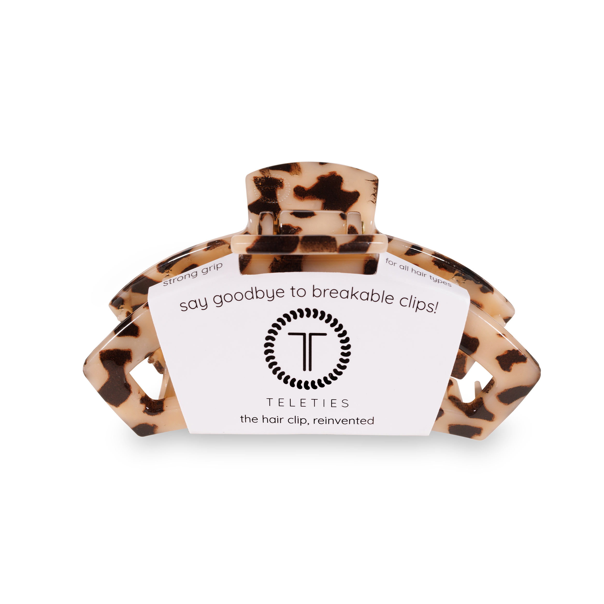 Open Hair Clip | Medium | Blonde Tortoise