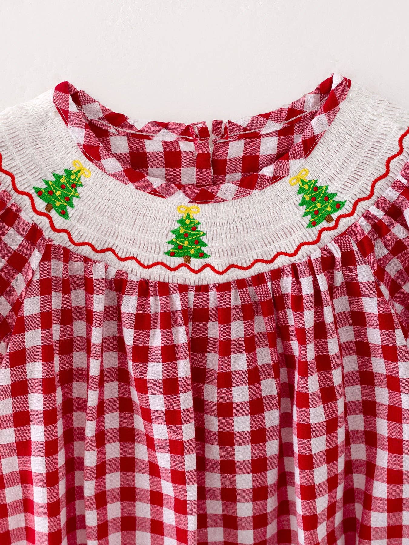 Christmas Tree Girls Romper