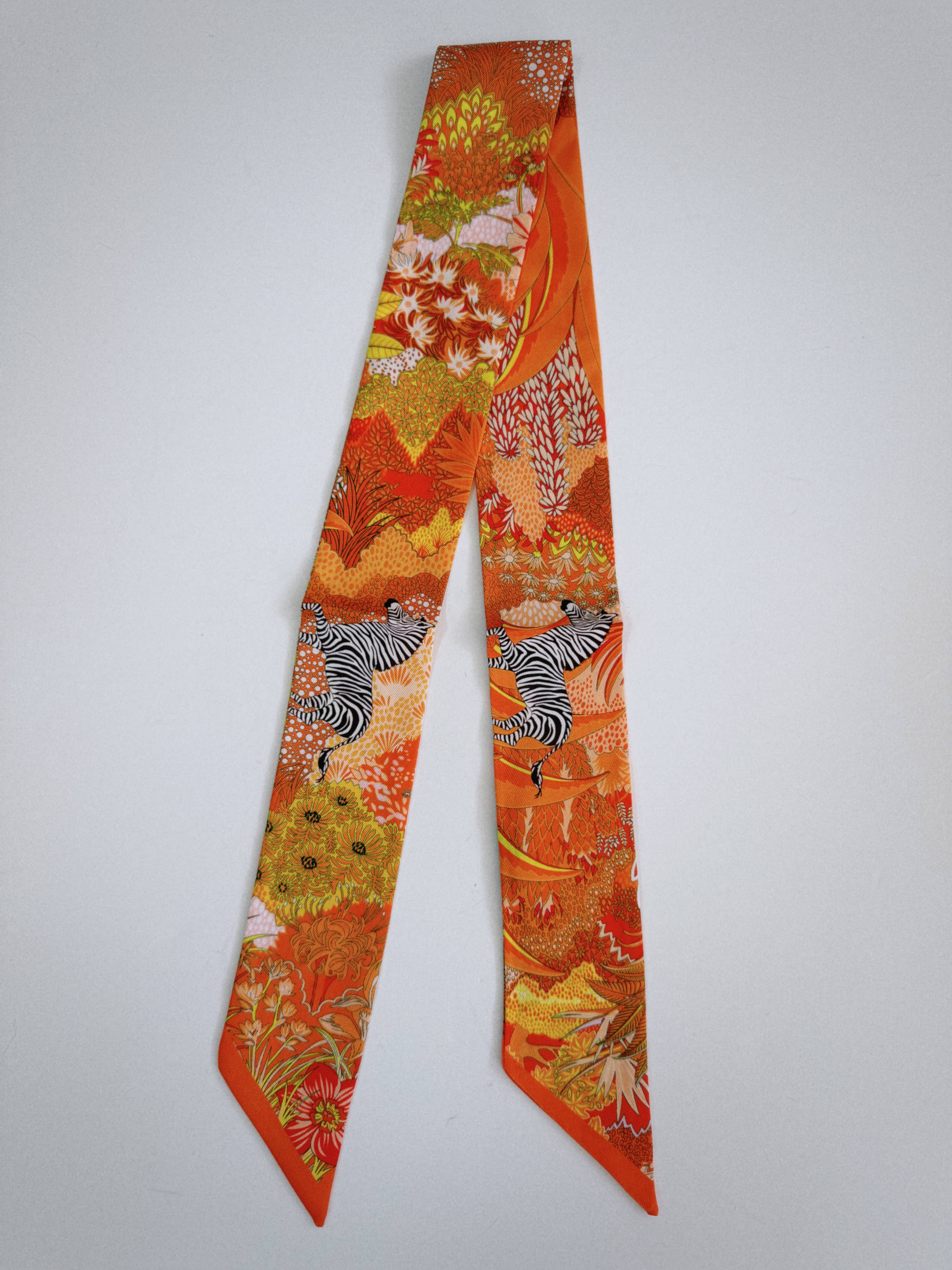 Orange & Yellow Zebra Scarf