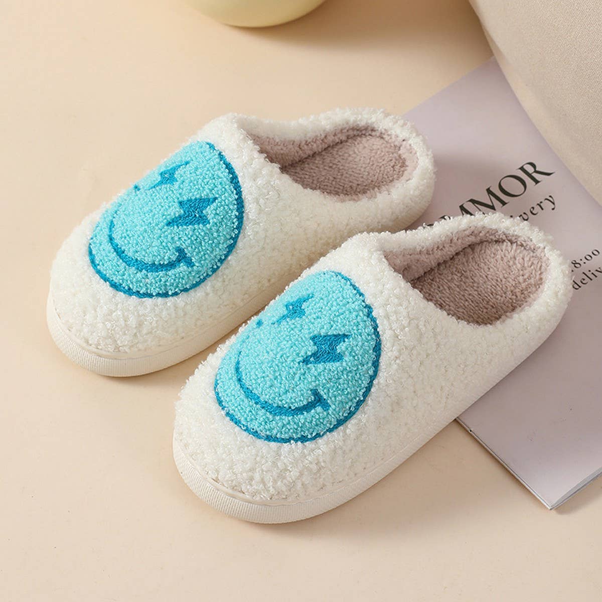 Smiley Face Slippers
