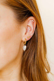 Screwback Stud Earrings Payton Pearl 3mm