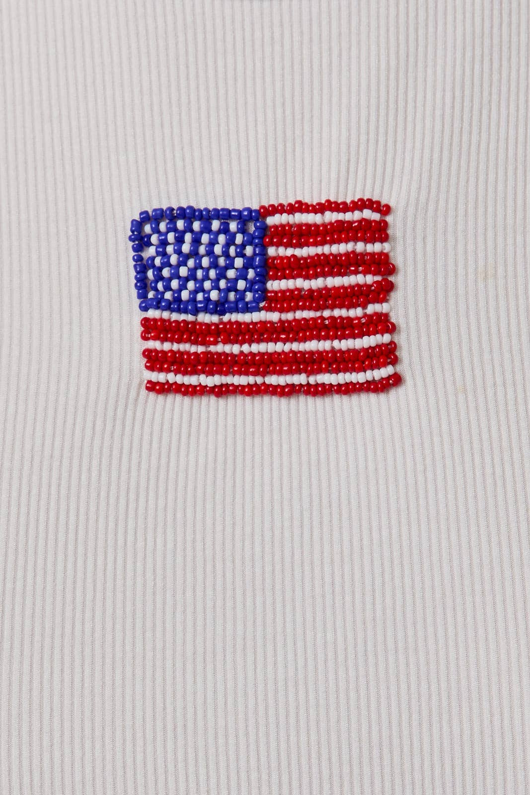 Navy USA Ribbed Tank Top