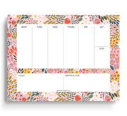Summer Meadow Weekly Planner Notepad