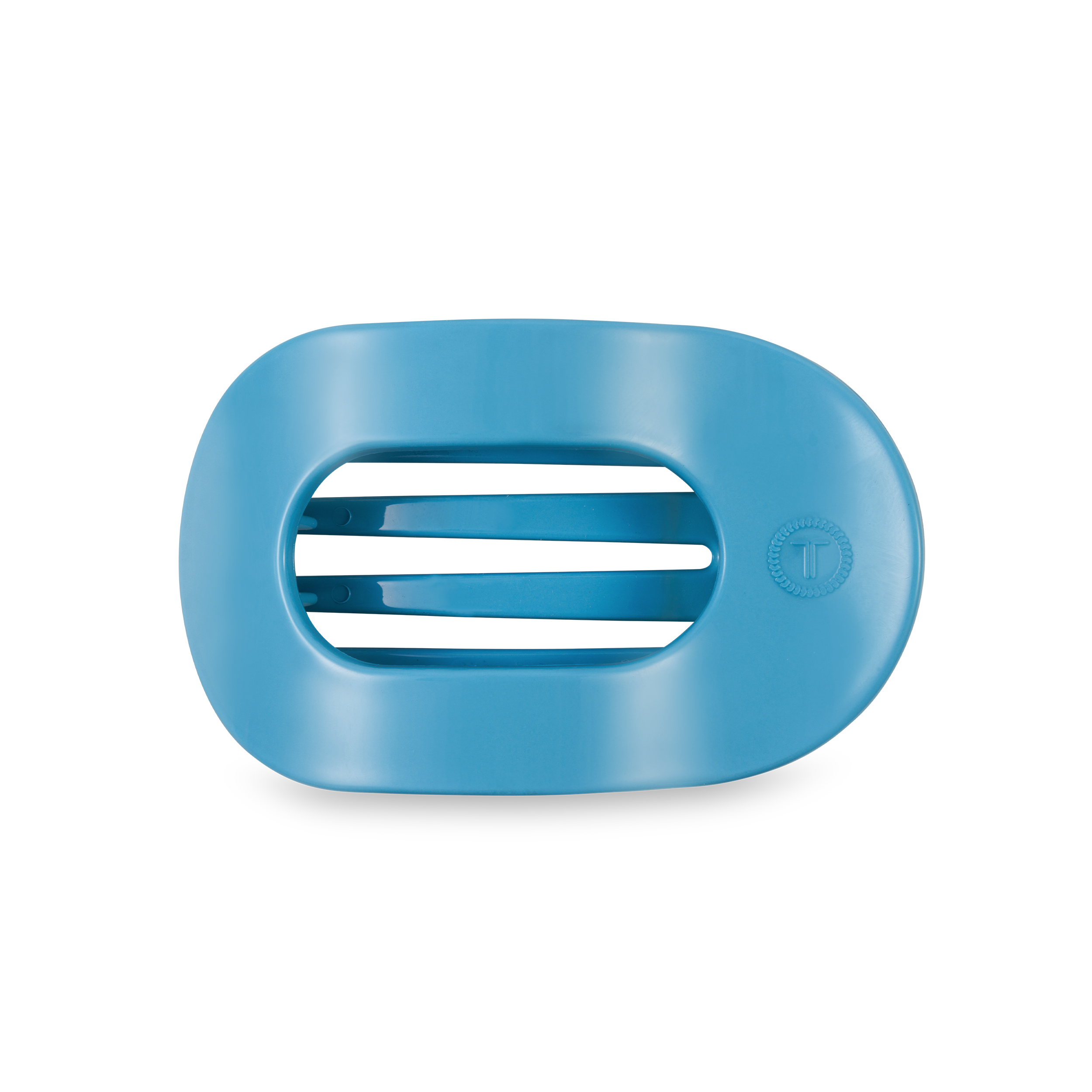 Flat Round Hair Clip | Medium | Summer Sky