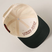 Good News Jesus Saves Trucker Hat/ Green & Brown